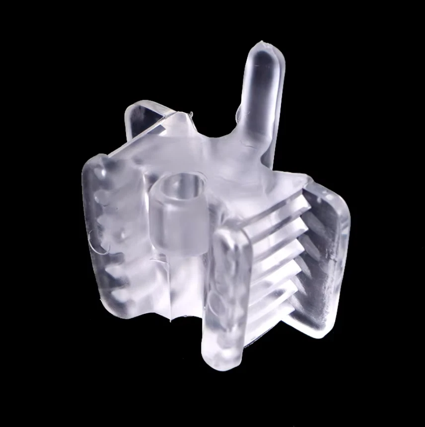 10pcs Dental Silicone Bite Block with Saliva Ejector Hole Mouth Opener Cheek Retractor Large Small