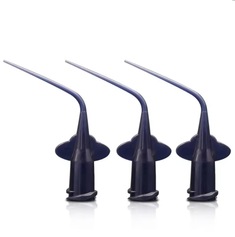 100Pcs Dental Endo Irrigation Tips Disposable Root Canal Rinsing Tip Syringe Tip Needle