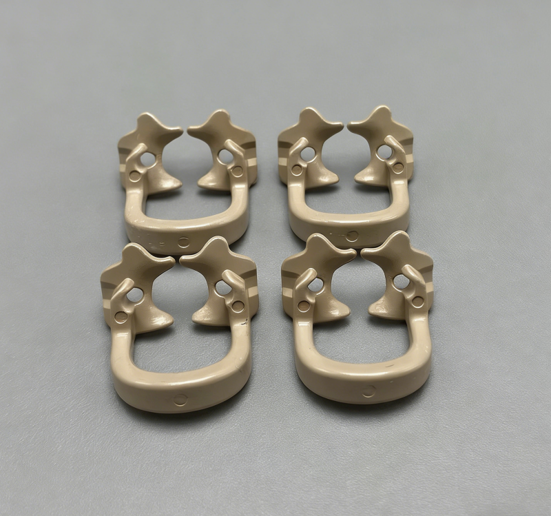 4pc Dental Resin Soft Clamp Universal Rubber Dam Sheet For Molar Premolar Clamps