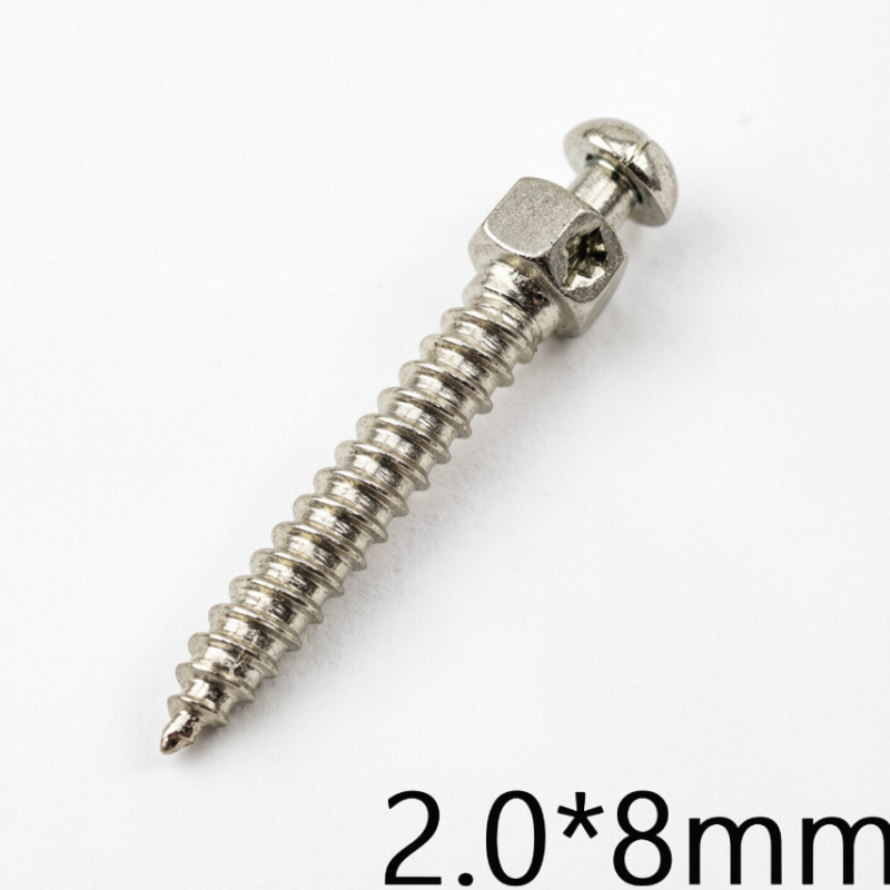 10Pcs Dental Orthodontic Mini Implants Kit | Self-Drilling Micro Screws with 1Pc Matching Screwdriver