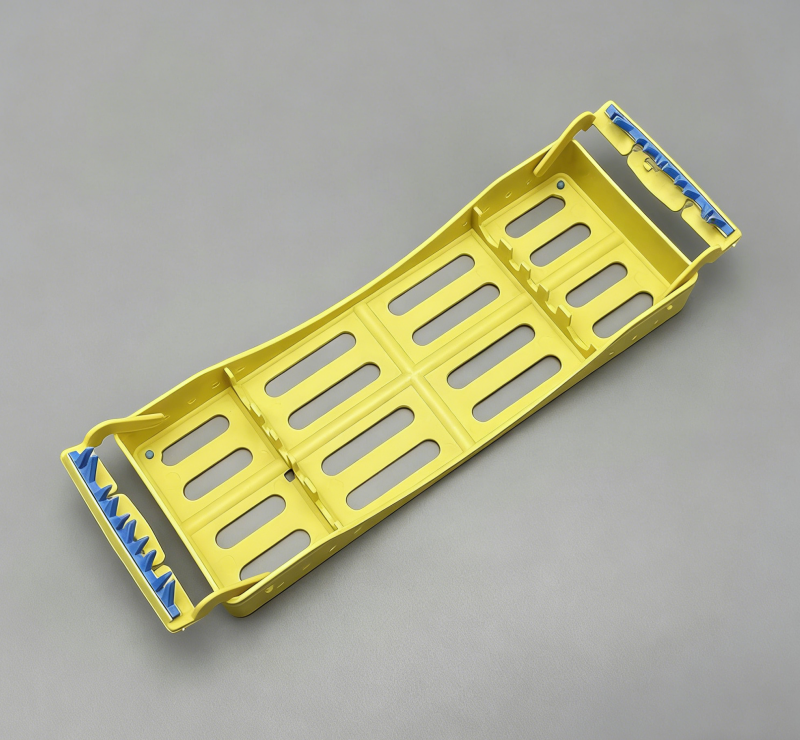Plastic Dental Sterilization Cassette Box Tray Rack 5/7/10 Instruments Autoclave