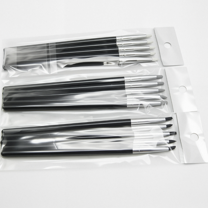 Dental Silicone Brush Pen 50Pcs, Composite Resin Sculpting Tools for Cement Adhesive & Porcelain Teeth