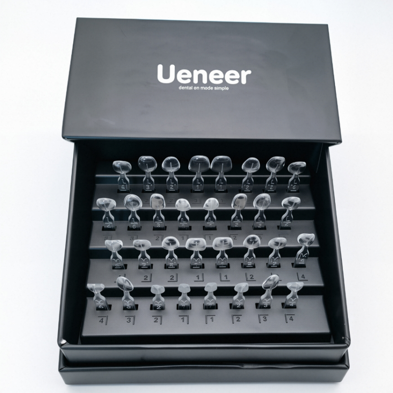 Anterior Dental Veneers Mould Kit Teeth Partner, Light Cure Composite Resin Mold for Front Teeth Matrix