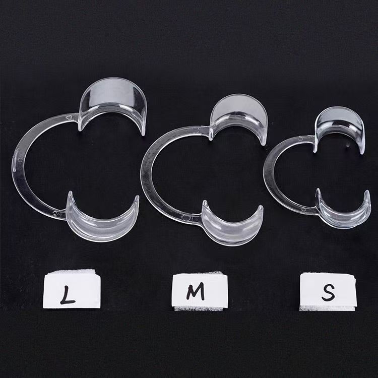 Dental Orthodontic C Type Intraoral Lip Cheek Retractor Plastic Mouth Opener