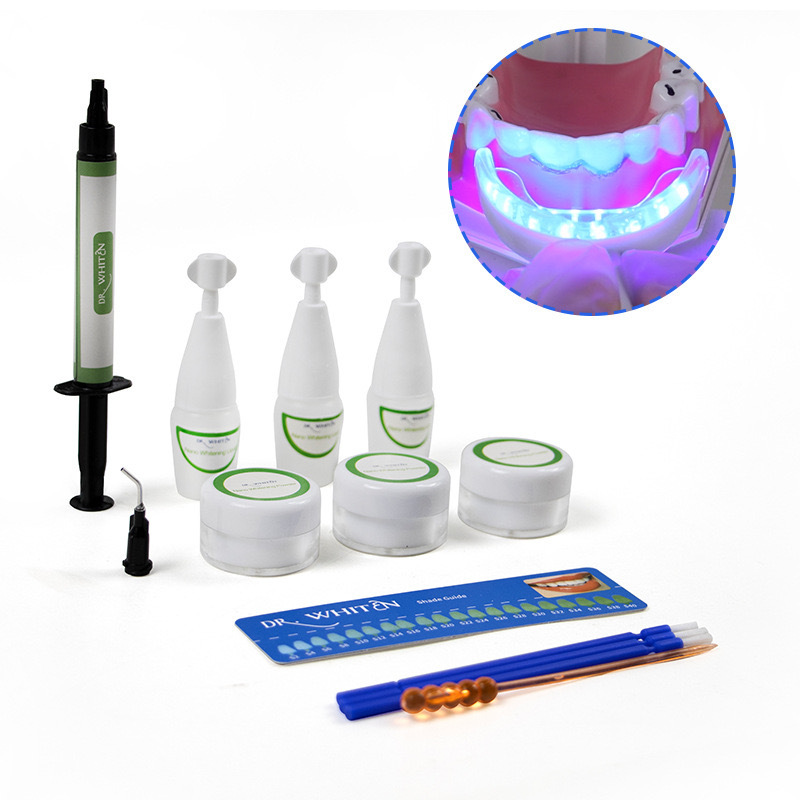 Dental Whitening Kit 30 Minutes Dr.Whiten 35% HP Bleaching Gel Set Teeth Powder
