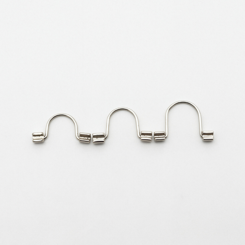 Dental Orthodontic Torquing Spring, Single Anterior Teeth Control Molar Springs for Rectangular Wire Kit