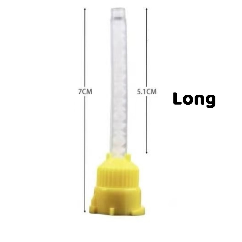Dental Impression Material Silicone Crown Mixer Nozzle Disposable Mixing tips