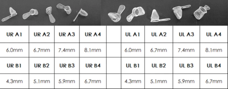 5pcs Dental Strip Crown Kids Form-Pedo Resin Pediatric Deciduous Anterior Crowns
