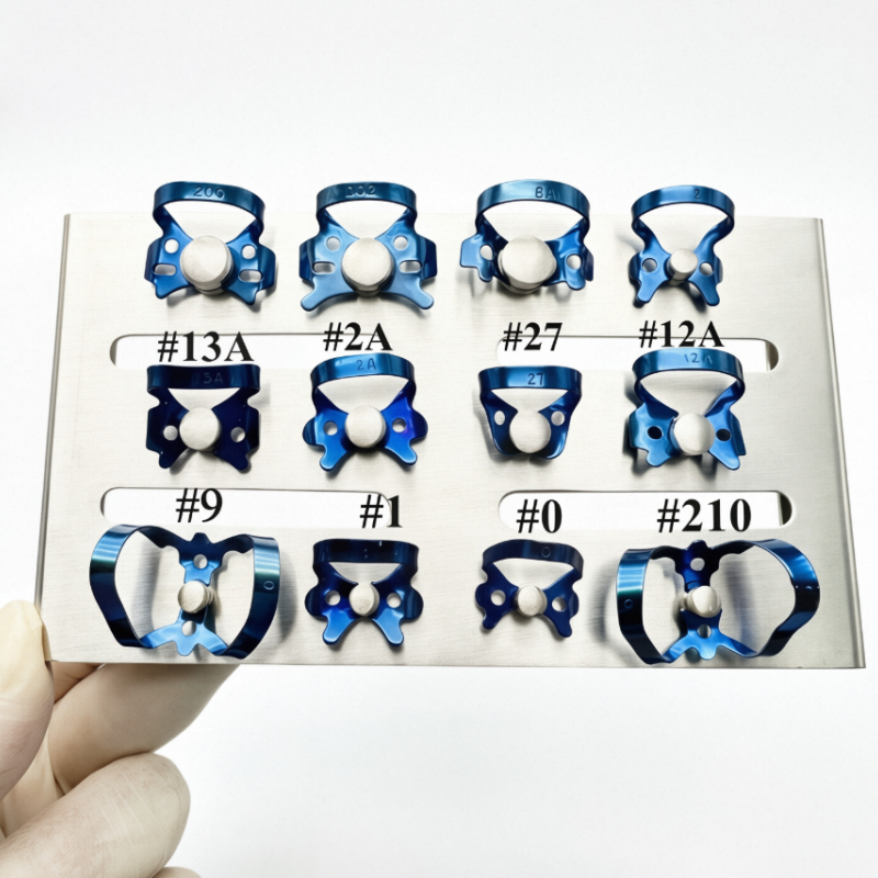 48 Sizes Dental Kids Stainless Steel Primary Molar Crowns, Pediatric Refill Crown Kit for Restoration