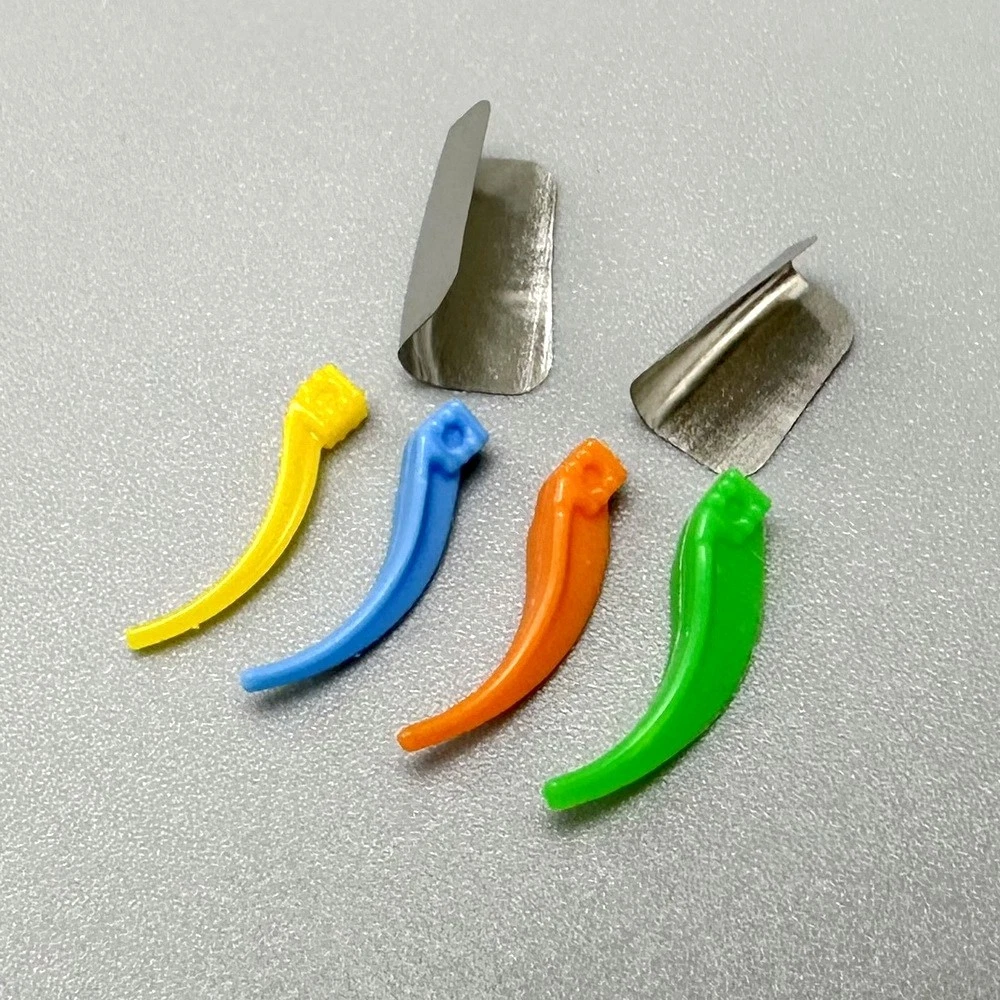 200Pcs Dental Anterior Wedge Matrix System Matrix Bands Teeth Restoration Kit