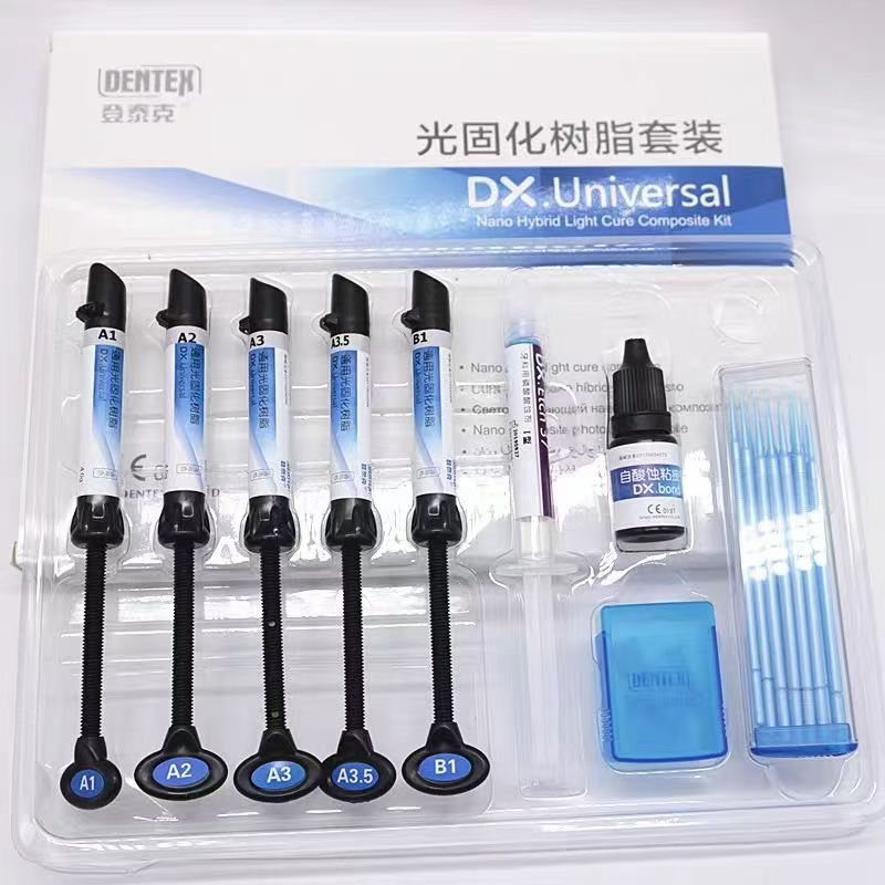 Dental DX.Universal Light Cure Kit A1 A2 A3 Composite Resin filling
