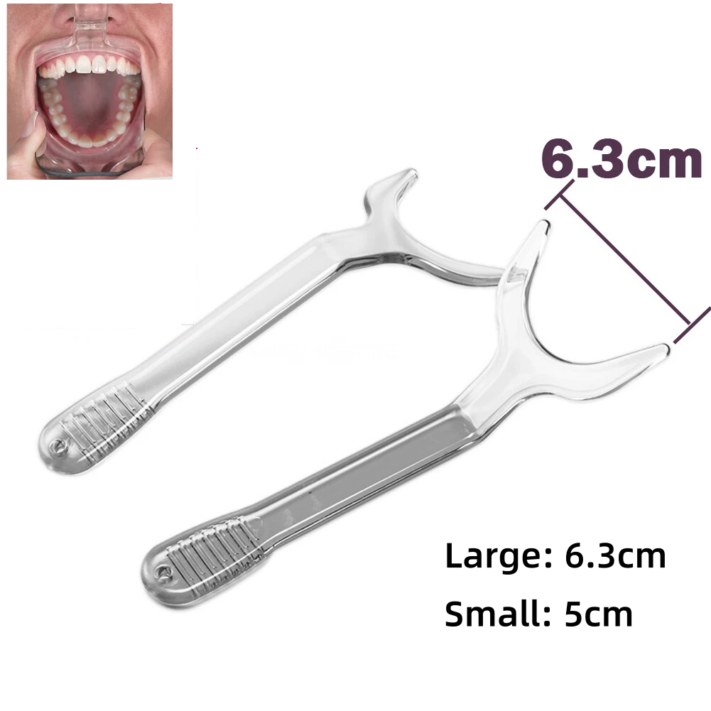 10Pcs Dental Orthodontic Cheek Lip Retractor Mouth Opener Photography Autoclavable Large Small