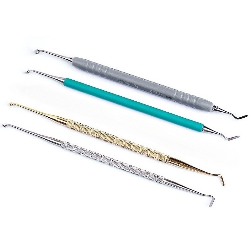 Dental Composite Filling Instruments Double-Ended Restorative Scalers for Aesthetic Dentistry