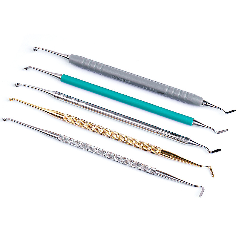 Dental Composite Filling Instruments Double-Ended Restorative Scalers for Aesthetic Dentistry