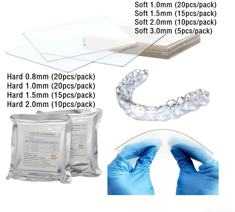 Dental Lab Splint Thermoforming Material Orthodontic Vacuum Forming Hard Soft