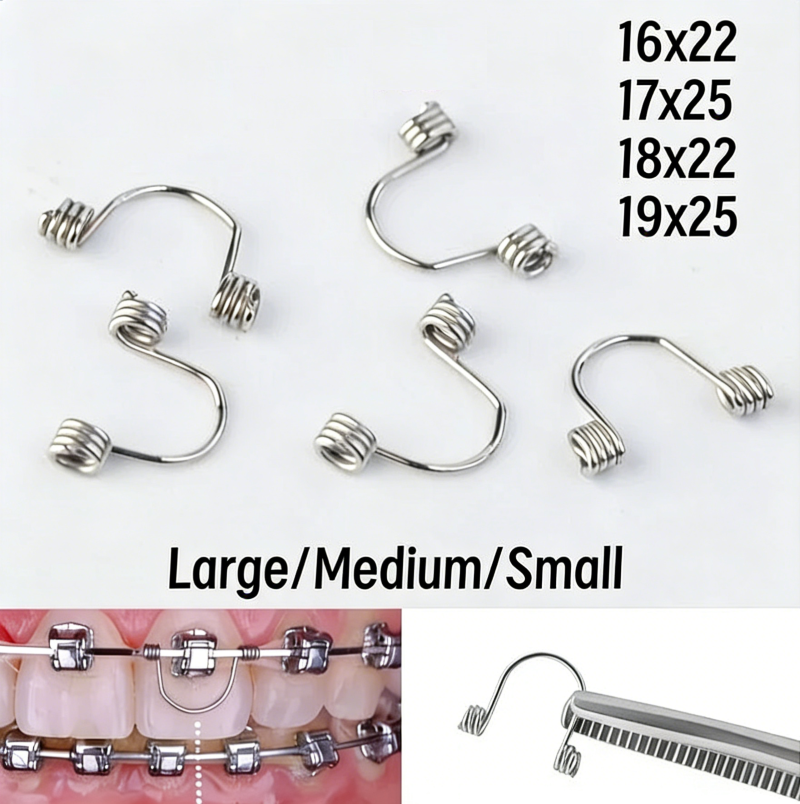 Dental Orthodontic Torquing Torque Spring Rectangular Single Anterior Teeth wire