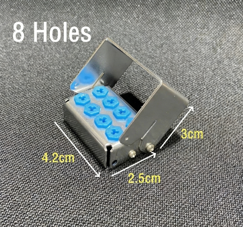 8/12/30Hole Bur Dental Burs Disinfection Autoclave Stand Holder Block Case Steel