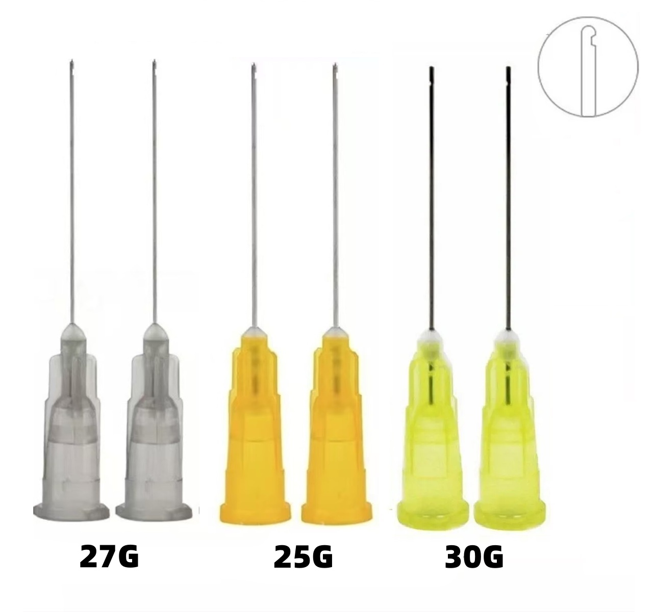 100pcs/pack Dental Disposable Endo Irrigation Needle Tip Root Canal Syringe Tips