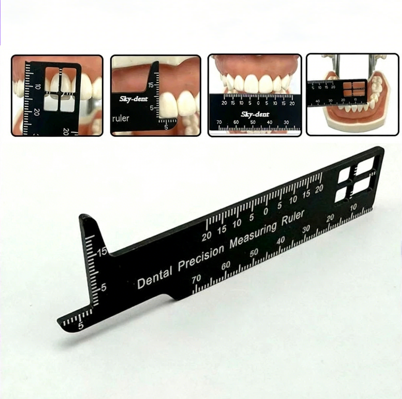 Dental Endodontic Precision Measuring Ruler Medical Tool Span Measure Scale Tool