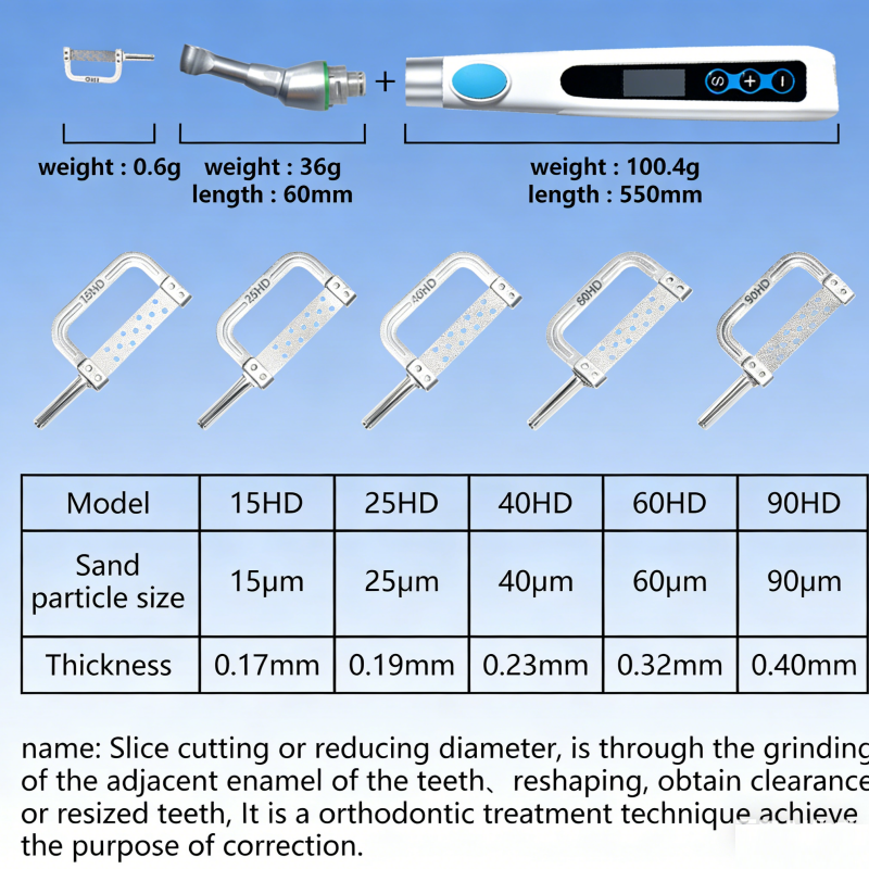 Dental Electric Wireless IPR System Ortho & Polishing Polisher Enamel Reduction