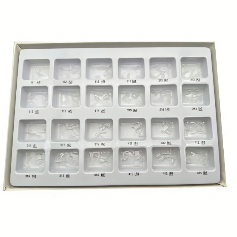Dental Resin Kids Crowns Pediatric Deciduous Primary Anterior Crown 24pcs