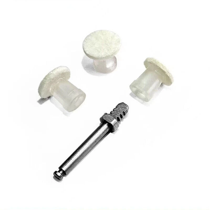50Pcs/Box Dental Composite Polishing Paste Impregnated Disc Kit Finishing Discs w Mandrel