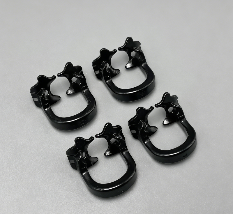 4pc Dental Resin Soft Clamp Universal Rubber Dam Sheet For Molar Premolar Clamps