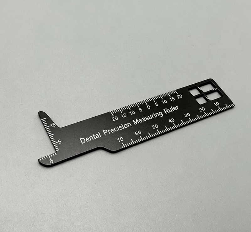 Dental Endodontic Precision Measuring Ruler Medical Tool Span Measure Scale Tool