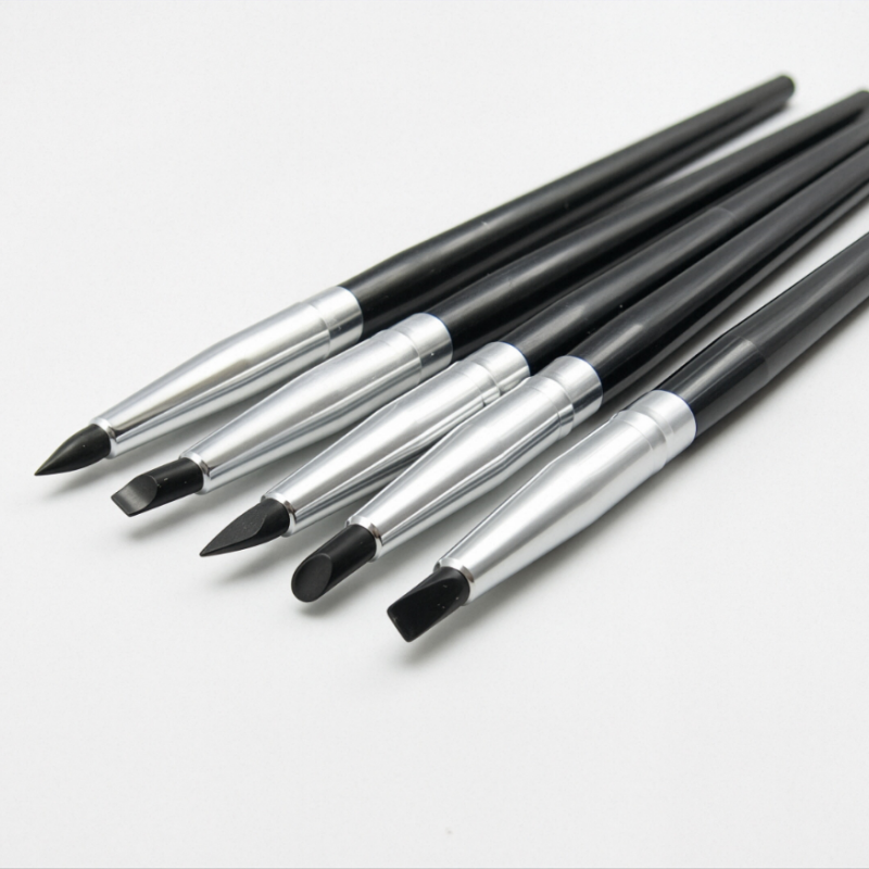 Dental Silicone Brush Pen 50Pcs, Composite Resin Sculpting Tools for Cement Adhesive & Porcelain Teeth