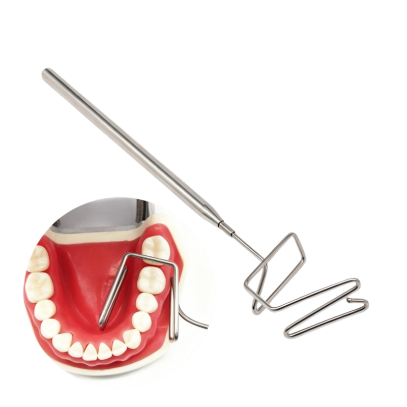 Dental Tongue Cheek Retractor Stainless Steel Autoclavable 135℃ Lingual Retractor