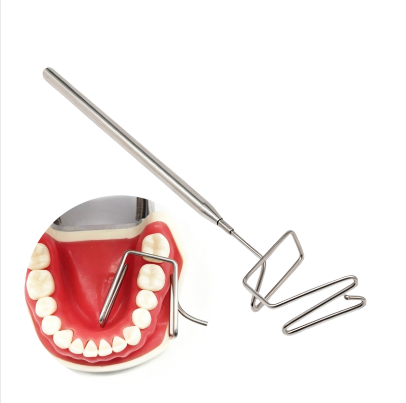 Dental Tongue Cheek Retractor Stainless Steel Autoclavable 135℃ Lingual Retractor