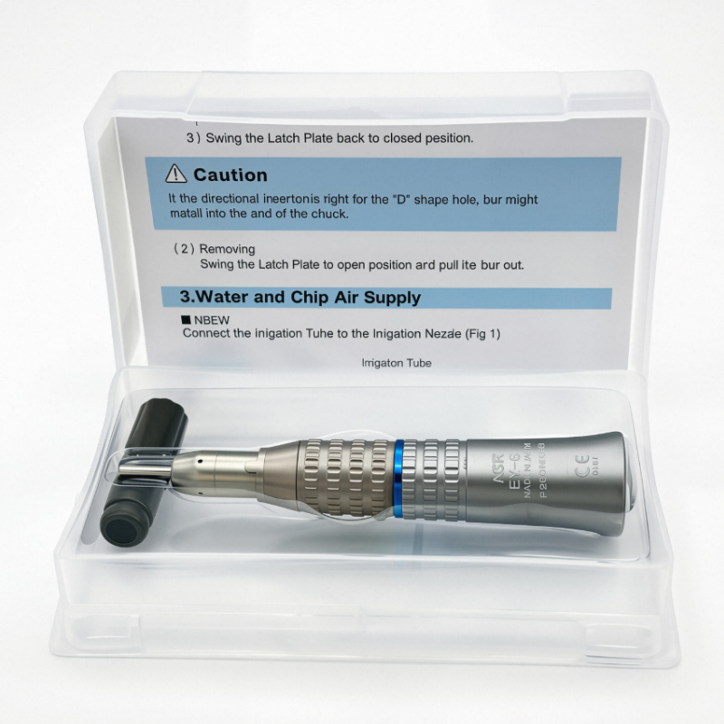NSK Style Dental Low Speed Handpiece Kit, E-Type 4-Hole EX-203C Air Motor Straight Contra Angle Set