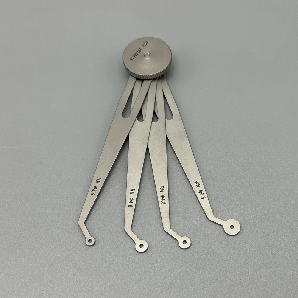Dental Implant Caliper Adjustable Positioning Interdental Distance Measure Ruler 3.5/4.8/4.8/6.5mm