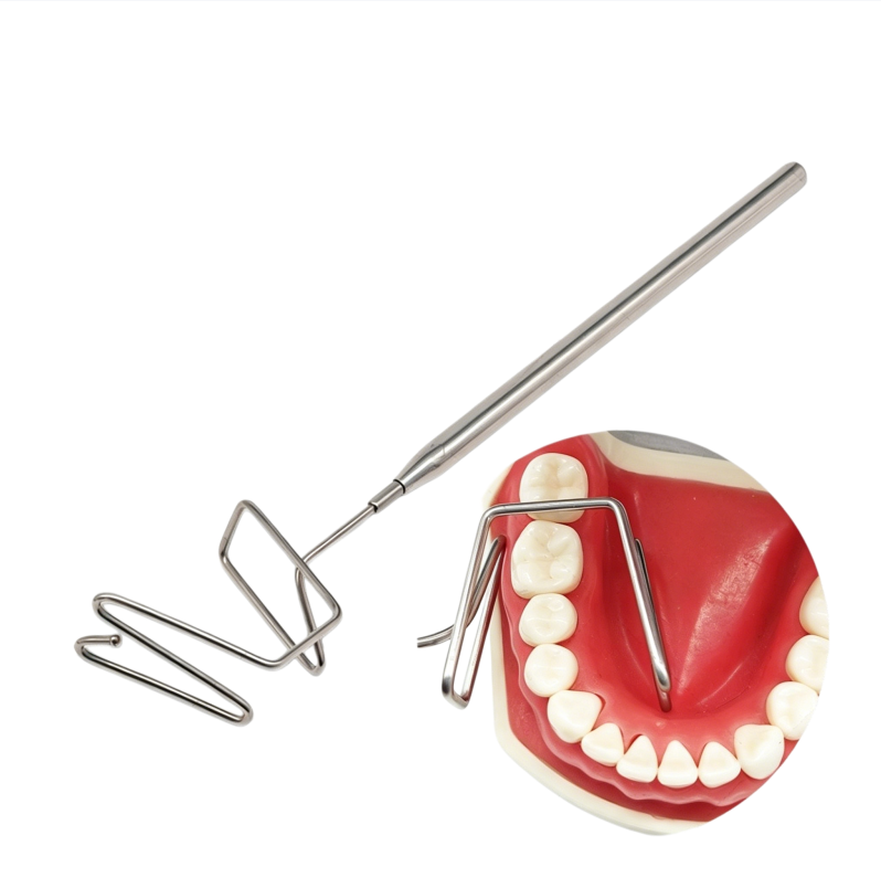 Dental Tongue Cheek Retractor Stainless Steel Autoclavable 135℃ Lingual Retractor