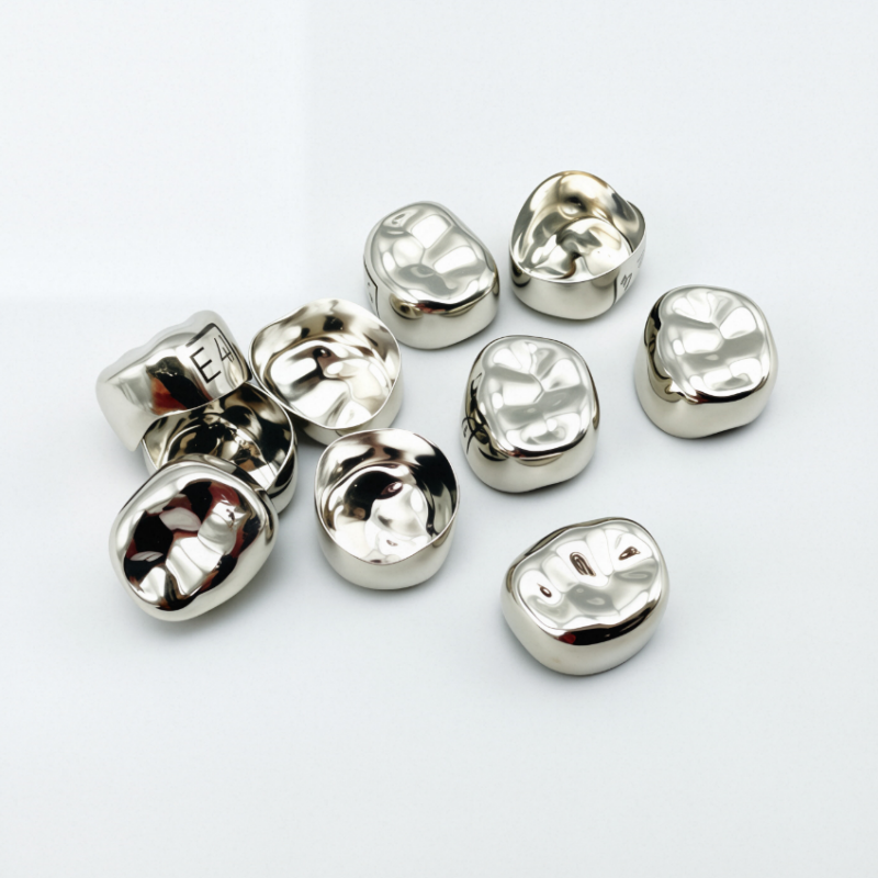 48 Sizes Dental Kids Stainless Steel Primary Molar Crowns, Pediatric Refill Crown Kit for Restoration