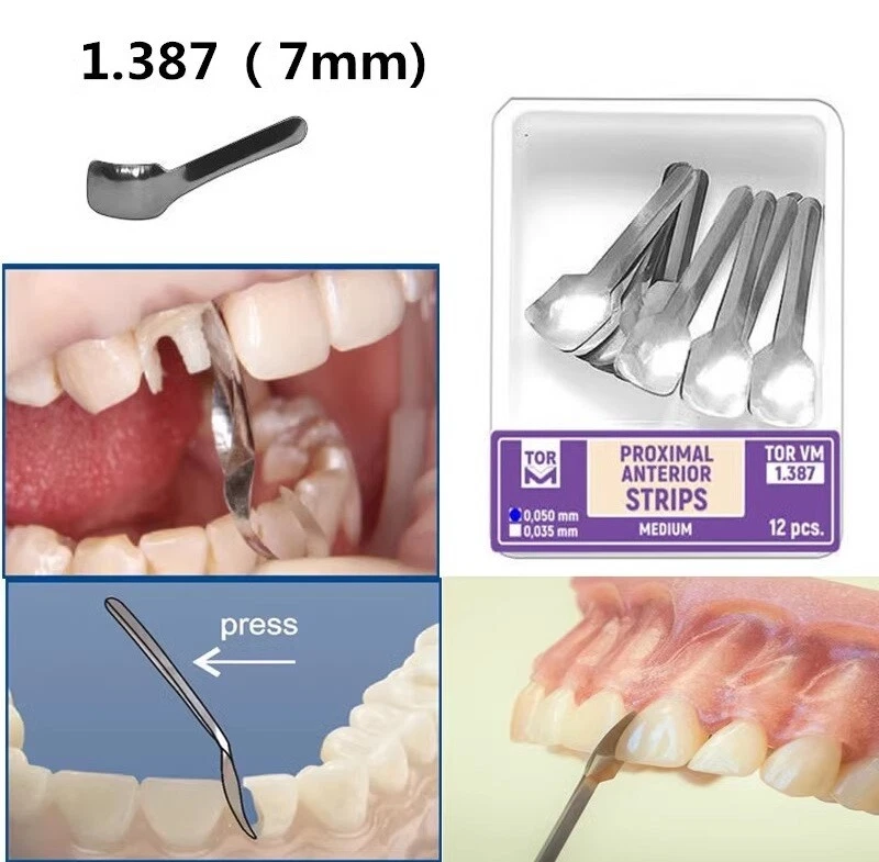 Dental Matrix Bands Twin Anterior Proximal Strips Sectional Contoured Matrices