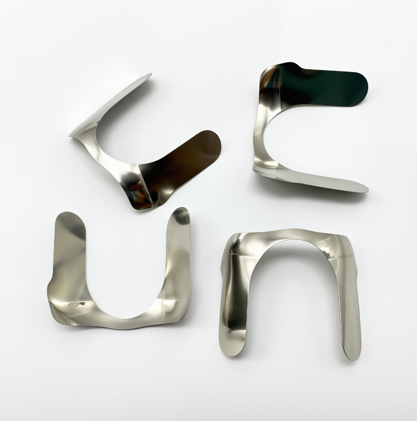30Pcs Dental Anterior Matrix Bands, Sectional Contoured Metal Matrices System for Teeth Restoration