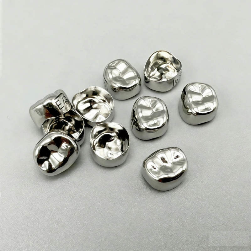 48 Sizes Stainless Steel Dental Kids Primary Molar Crowns Pediatric Crowns kit