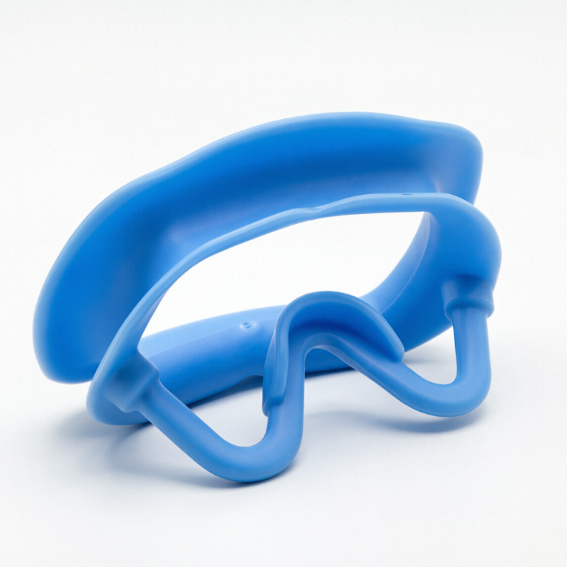 Dental Cheek Retractor 10Pcs, Soft Silicone Mouth Opener & Lip Expanders for Teeth Whitening, Blue Medical