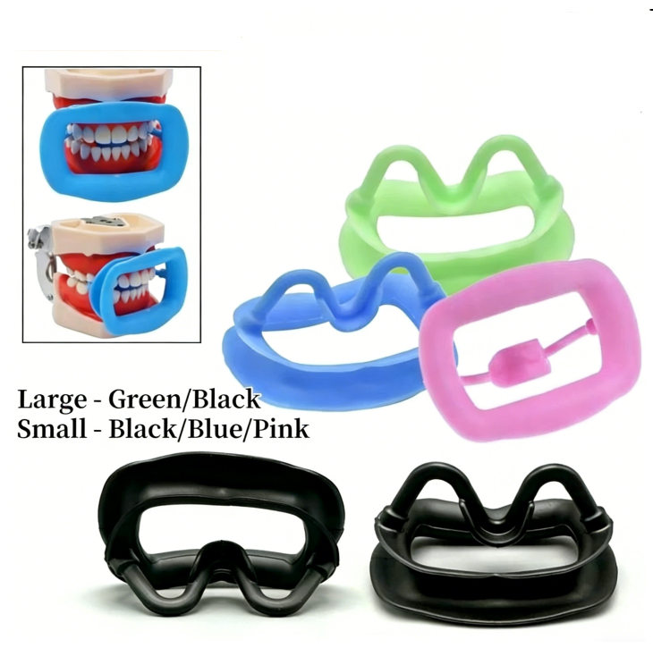 10pcs Dental Retractor Prop Cheek Soft Silicone Mouth Opener Teeth Whitening