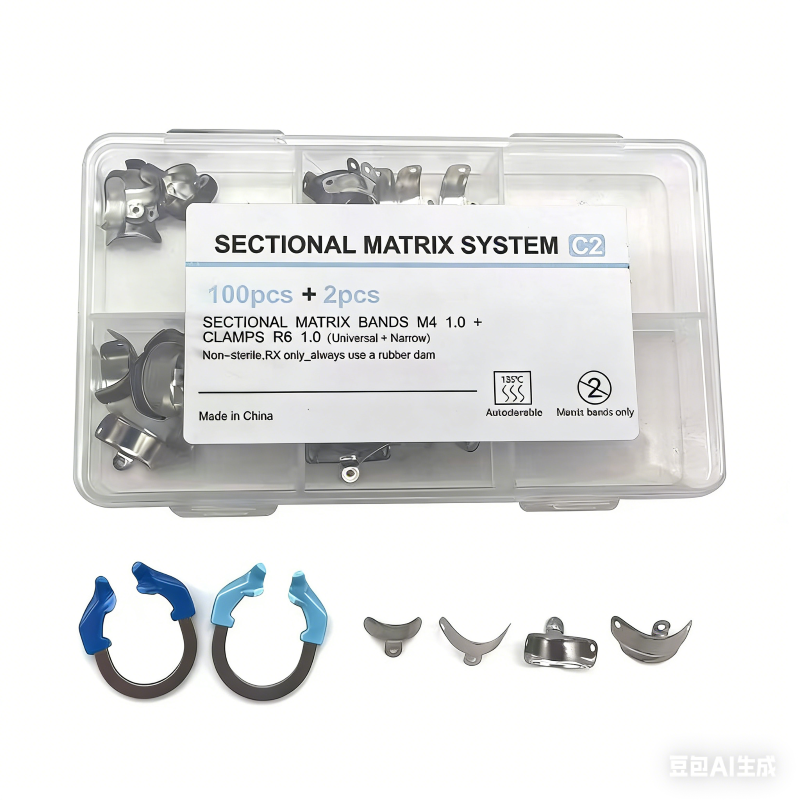 Dental Matrix Bands Ring Sectional Matrice Clamp Fit Garrison Palodent V3 System