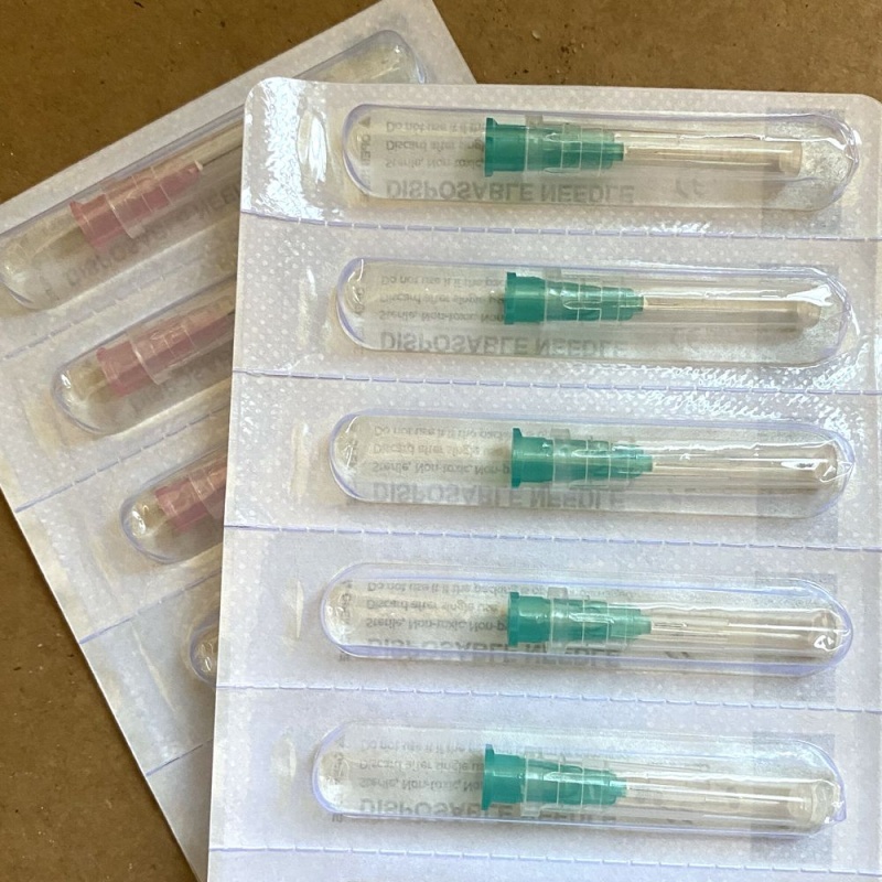 100Pcs Sterile Tattoo Piercing Needles | Disposable Micro Injector Syringe Tips for Painless Meso Therapy