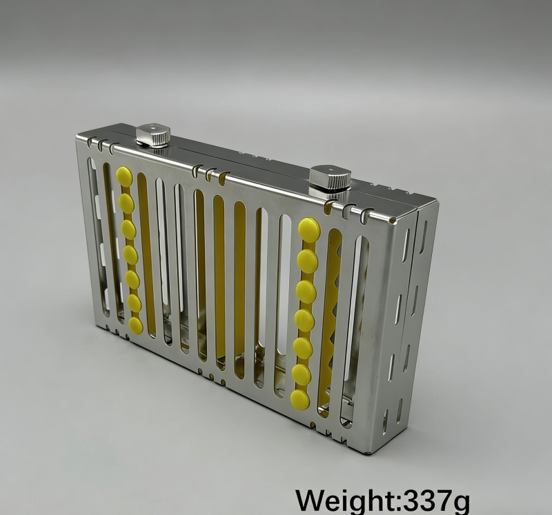 German Dental Autoclave Sterilization Cassette Rack Box Tray For 10 Instrument Stainless steel 135℃ Autoclavable