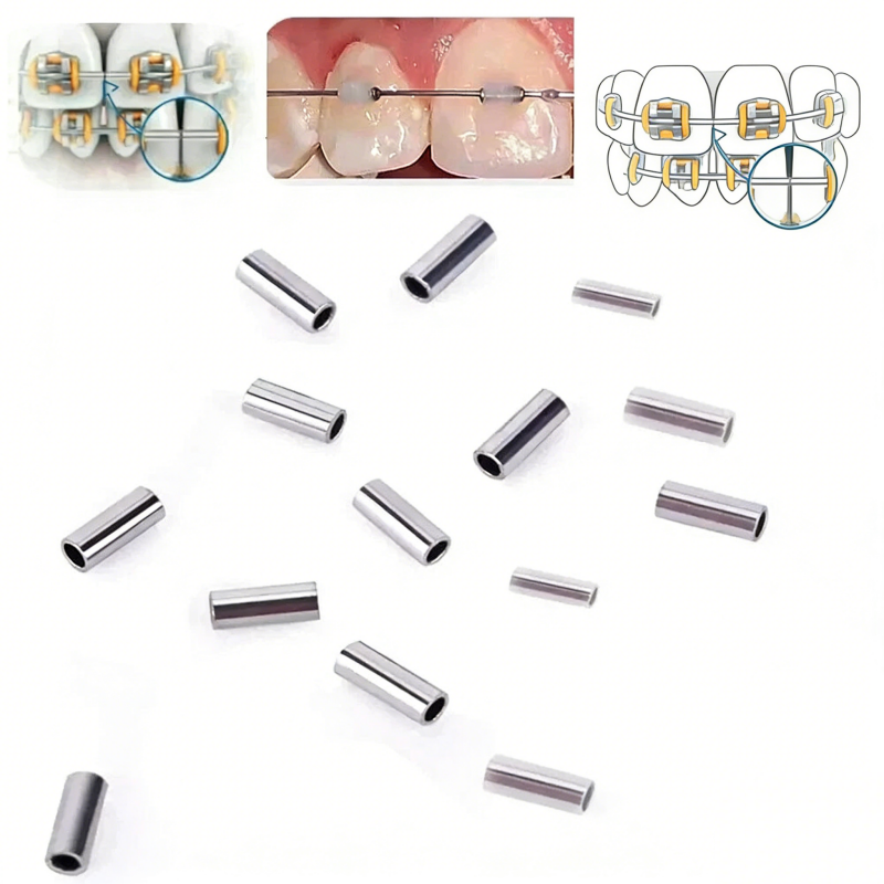 Dental Orthodontic Crimpable Mini Stop Crimpable Hook Stop Large Small 10Pcs/bag