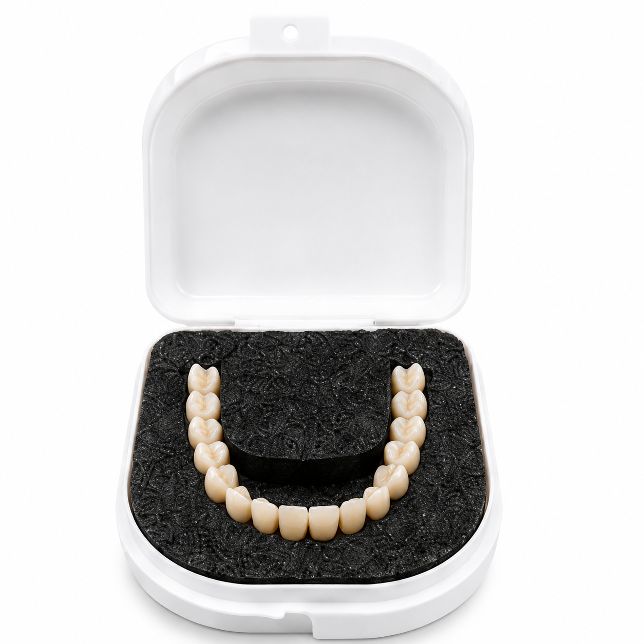 CAIYU Dental Acrylic Resin Teeth for DIY Dentures | False Teeth Shade A1 A2 A3 Upper Lower Row Replacement