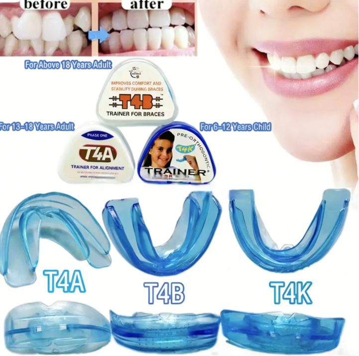 10Pcs Dental Teeth Trainer Orthodontic Braces Appliance For Kids/Adults T4A/T4B/T4K