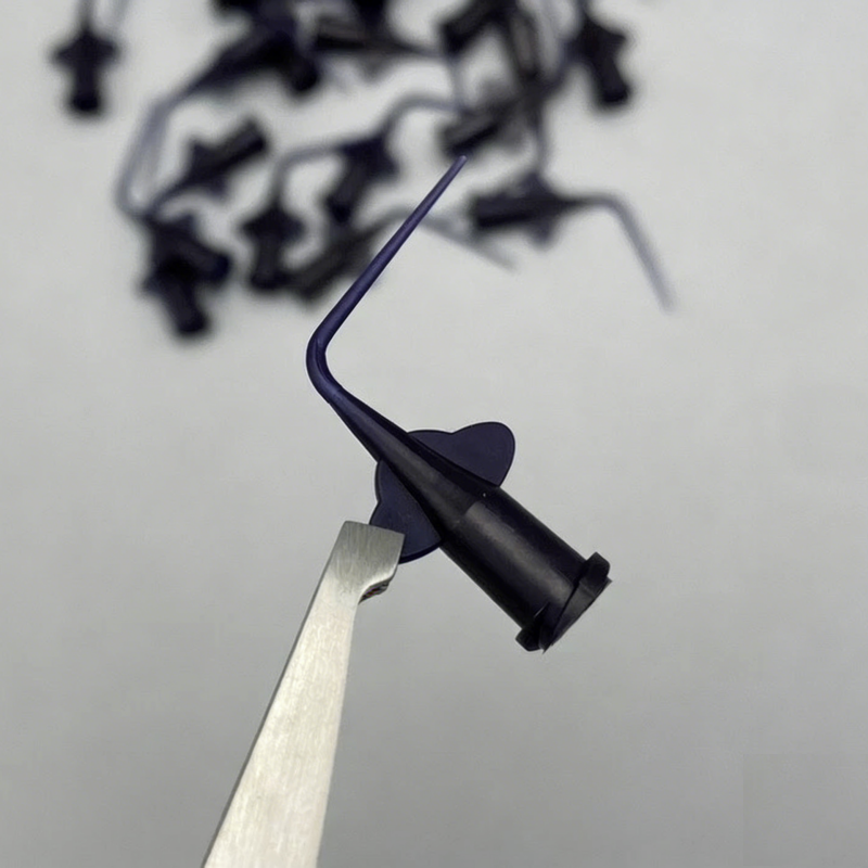 100Pcs Dental Endo Irrigation Tips Disposable Root Canal Rinsing Tip Syringe Tip Needle