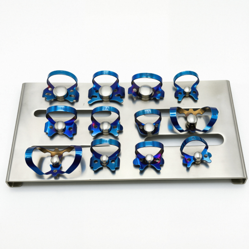 48 Sizes Dental Kids Stainless Steel Primary Molar Crowns, Pediatric Refill Crown Kit for Restoration