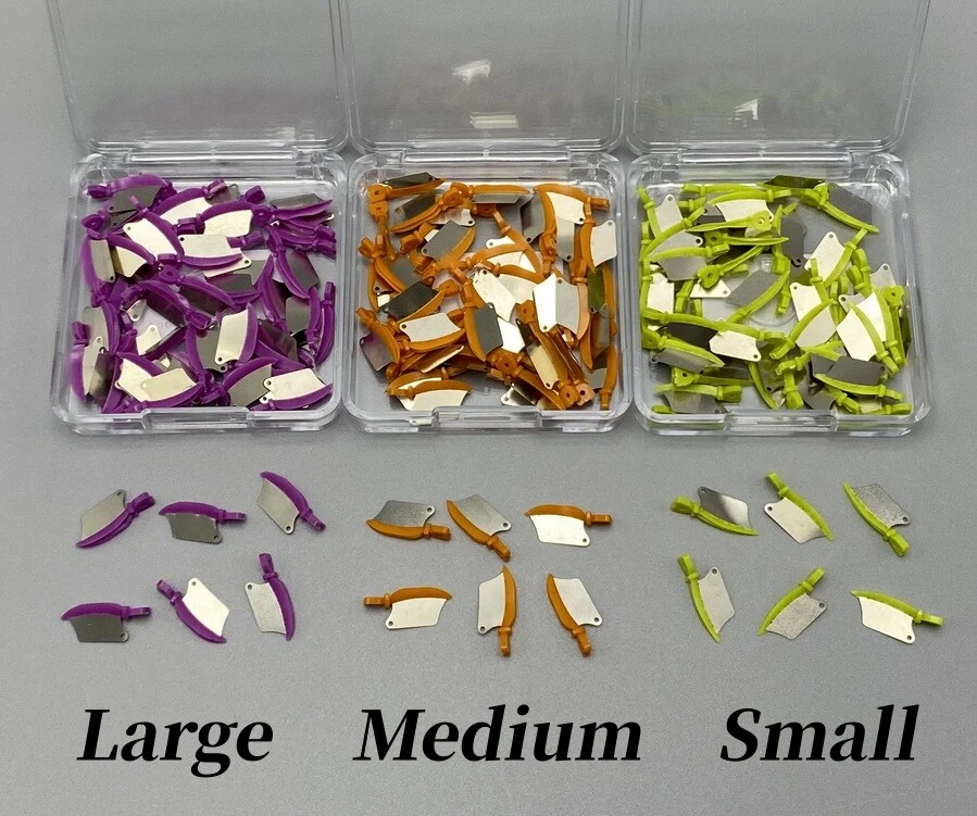 Dental Fender Interproximal Wedges Matrix Blade Guard Metal L/M/S 134°C