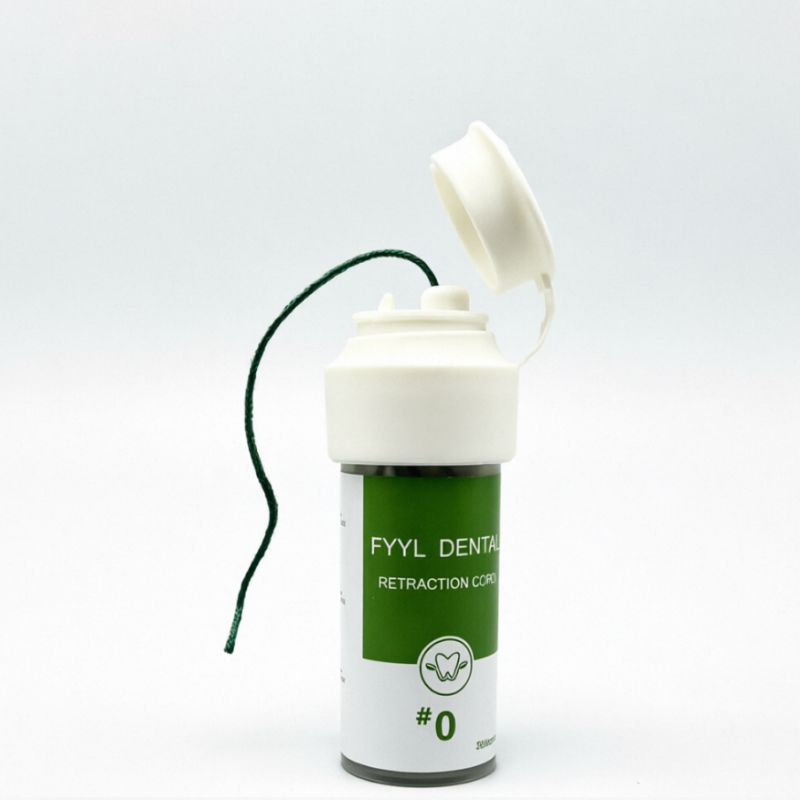 10 Bottles Dental Thread Disposable Gingival Retraction Cord Knitted Cotton Gum Line 2m/Bottle